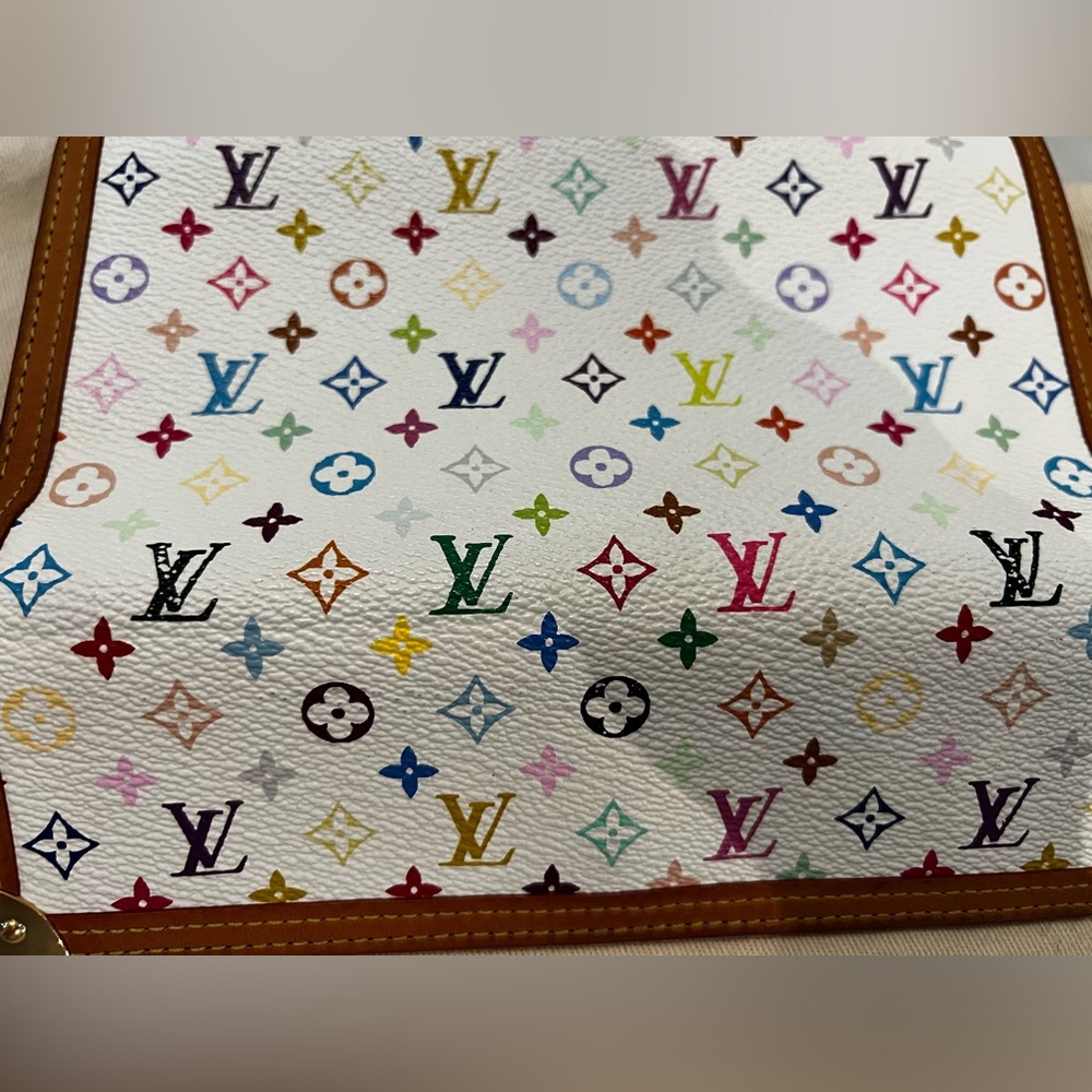 Louis Vuitton x Murakami Multicolour Monogram Porte Tresor Wallet/ WOC - Picture 11 of 12
